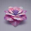 Placeholder: transparent multicolor crystal rose leaf