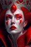 Placeholder: The resplendent and regal Red Queen a captivating subject depicted in a mesmerizing and intricately detailed hyperrealistic highresolution artwork has been causing a stir and capturing the attention of online art communities on popular platforms such as Artstation and Deviantart, the red queen emanates an air of captivating authority in this hyperrealistic high-resolution artwork, her every feature is meticulously depicted with intricate details that mesmerize the viewer, the artwork, trending o