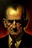 Placeholder: President Lyndon B. Johnson painted as demonic devil serial killer