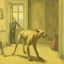 Placeholder: a chimera in a subliminal room, a chimera in a subliminal room, depicted by balthus