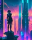 Placeholder: A vivid, neo-noir depiction of a futuristic, dystopian cityscape, with towering skyscrapers, neon lights, and flying vehicles, as a lone protagonist stands atop a building, overlooking the sprawling metropolis below, ready to face an epic challenge.