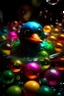 Placeholder: portrait of duck wolf gorilla inside a pile of transparent jelly bubbles of weird colors with insect aliens inside, disco egg made of small mirror, light rayz, feast table ,shot on Hasselblad h6d-400c, zeiss prime lens, bokeh like f/0.8, tilt-shift lens 8k, high detail, smooth render, down-light, unreal engine, prize winning