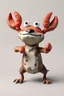 Placeholder: hi poly Mud Crab Dog T-pose just the character and simple background