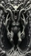 Placeholder: The Dingus in the style of Giger and Escher