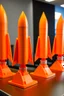 Placeholder: Orange Tech Rockets