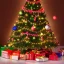 Placeholder: new year, christmas tree, HD quality, badminton sport equipment, shuttlecocks