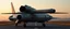 Placeholder: airbrush 3d rendering, Prompt: A cinematic, photorealistic sci-fi aircraft on a runway at dusk, viewed from the rear three-quarter angle. The aircraft has a large vertical tail fin and a weathered metallic fuselage with realistic rivets, panel seams, hydraulics, vents and mechanical details. Mounted across the aircraft's rear section is a long transparent cylindrical lightning tube positioned horizontally from left to right, completely perpendicular to the aircraft's longitudinal body axis.