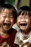 Placeholder: أطفال آسيويون لطفاء يضحكون