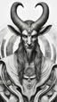 Placeholder: photorealistic portrait of a futuristic god Baphomet, dynamic lighting, sharp focus, shadowplay