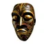 Placeholder: picasso africaans body brown abstract masker