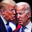 Placeholder: detailed realistic portrait of Joe Biden making Donald Trump's face