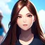 Placeholder: red long haired woman, casual clotting, realistic, HD4k, watery cloud background, close up shot,