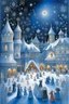 Placeholder: A silver colored Christmas themed festival painted by the Limbourg brothers