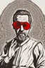 Placeholder: judgmental priest wearing red sunglasses who looks like Hans Gruber