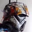 Placeholder: photorealistic luke skywalker helmet with weathered painting , illustration on coarse canvas by <agnes cecile> and <Yoji Shinkawa>, ornate and intricate details , soft smooth lighting, ultra detailed concept art,