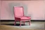 Placeholder: pink chair .19th painting