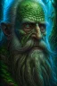 Placeholder: Swamp Thing, real old man with long beard looks like a alien character, ominous, facepaint, waist up portrait, intricate, oil on canvas, masterpiece, expert, insanely detailed, 4k resolution, retroanime style, cute big circular reflective eyes, cinematic smooth, intricate detail , soft smooth lighting, soft pastel colors, painted Renaissance stylestyle