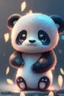 Placeholder: cute tiny hyperrealistic Anime panda from pokemon, chibi, adorable and fluffy, logo design, cartoon, cinematic lighting effect, charming, 3D vector art, cute and quirky, fantasy art, bokeh, hand-drawn, digital painting, soft lighting, isometric style, 4K resolution, photorealistic rendering, highly detailed clean, vector image, photorealistic masterpiece, professional photography, simple space backdrop, flat white background, isometric, vibrant vector