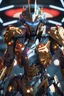 Placeholder: super robot with elements of Gundam, cool, gorgeous looks, anime, colorful outfit, highly detailed, sci-fi, futuristic, soft lighting, cinematic lightning, symmetrical, intricate, octane, bright color, 8k high definition, unreal engine 5, good pose, photo, sharp focus, ultra realistic, perfect anatomy, armor with glitter diamonds, jeweled skin, crystals, sapphires, ornate, white, translucent, silver