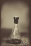 Placeholder: Abraham Lincoln uncorking a glass vial containing water vintage photography, beautiful, Tumblr aesthetic, retro vintage style, HD photography, hyperrealism