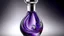 Placeholder: A special and creative perfume bottle to enter the market with a logo and a special organizational color of luxury women's purple