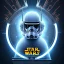 Placeholder: logo with only the letters 'STAR WARS', atmospheric, intricate, epic fantasy, ornate, 3D, cinematic lightning