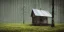 Placeholder: abandoned cabin between 2 mountains, raining, grass, trees, rain, lake, high contrast, best quality, 8k, hight detailed, 3d, render, lumion, shooting star, intricate,