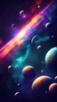 Placeholder: space stylized background