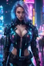 Placeholder: Full body portrait realistic cyber Russian girl dressed appealing, nightlife costume, she is looking at her holographic watch, futuristic uplifting mood and motivation theme, science fiction, spectacular landscape spring season in cyberpunk city, incredibly beautiful in the cyber-city street, stunning intricate meticulously detailed dramatic digital illustration volumetric lighting, 200 megapixels 8K resolution, back-lit soft lights, photo-realistic arts, realistic photography, neon colo