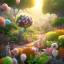 Placeholder: pixar style, volumetric summer garden environment and background, realistic painting of popcorn, looking excited, volumetric lighting, dramatic lighting, detailed digital painting, extreme dense and fine fur, anime, ornate, colour-washed colors, elegant, small minutiae, tiny features, particulars, centered, smooth, sharp focus, renderman gofur render, 8k, uhd, detailed eyes, realistic shaded volumetric lighting, sunlight caustics, backlight, centered camera view