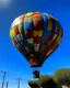 Placeholder: A photorealistic image of a hot air balloon at balloon fiesta in Albuquerque