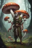 Placeholder: mushshroom spores infected human druid