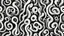 Placeholder: Black White Tentacles Round Pattern