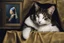 Placeholder: cat with pearl earring, vermeer