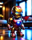 Placeholder: Masterpiece ironman Cute MINI, v3, Very detailed quality, 8k resolution, rendering with unreal engine technology highly performance. Full body