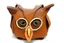 Placeholder: Owl shaped leather bag with handles