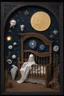 Placeholder: 3d stumpwork;ghost haunts room by artist "Agnolo Bronzino";by artist "Hector Guimard";by artist "Hieronymus Bosch";by artist "trompe l'oeil";hyperdetailed matte night sky background;stars,lens flare,moonrays,time for beddy-byes;nigh-nights;sweet dreams;by artist "Betye Saar";by artist "Canan Berber";by artist "Kaikai Kiki";by artist "Christian Schloe"