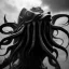 Placeholder: Cthulhu vertical black and grey realistic