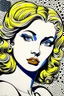 Placeholder: venus godess photo realistic style of roy lichtenstein