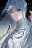 Placeholder: 白色头发