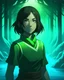 Placeholder: Toph Beifong Captured. Sent to the asylum. Avatar: The Last Airbender art style.
