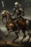 Placeholder: armored skeleton wild hunt warrior on horse