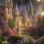 Placeholder: 8K realistic dreamscape with magical castle, Cascades of bright flowers, majestic, intricate, masterpiece, insanely detailed, cinematic smooth, intricate details , soft smooth lighting, soft smooth pastel colors, iridescent accents