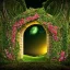 Placeholder: An intricate, elaborate open stone arch covered with vines and flowers to the Galaxy, milkyway, planets, beautiful, stunning, intricate, ultra-fine detail, 8k, ornate, sharp, crisp, high-quality, 3d, realistic, digital art,