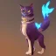 Placeholder: Faust ARMOUR Blue flames Cat Mushroom