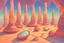 Placeholder: the alley of glass sphinxes made of glass on the planet Gliese