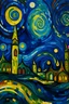 Placeholder: If Van Gogh's 'Starry Night' was pained by Robert Delaunay