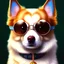 Placeholder: super cute dog exceptionally high detail deep colors