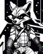 Placeholder: Rocket Raccoon as a Fox.