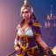 Placeholder: pirate girl ,1800 pirate dress, deep focus, intricate, elegant, highly detailed, digital painting, artstation, concept art, matte, sharp focus, illustration, hearthstone, as fortnite style.